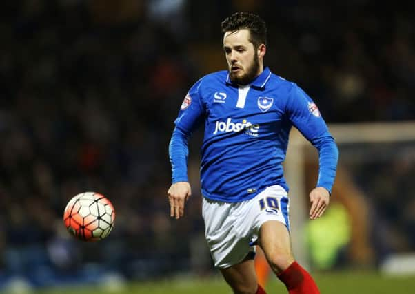 Pompey striker Marc McNulty   Picture: Joe Pepler