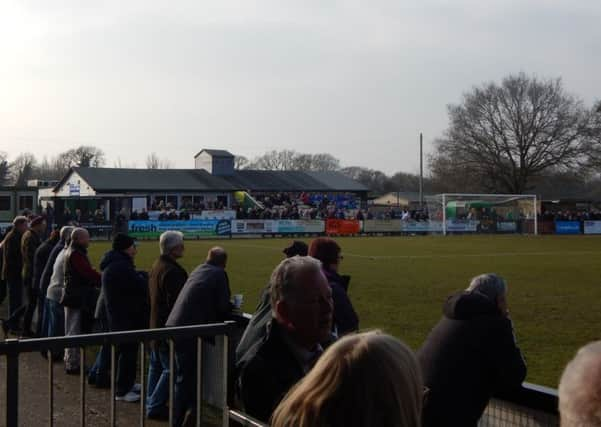 Burgess Hill Town v Hampton and Richmond Borough. Picture by Mark Dunford SUS-161203-215647001