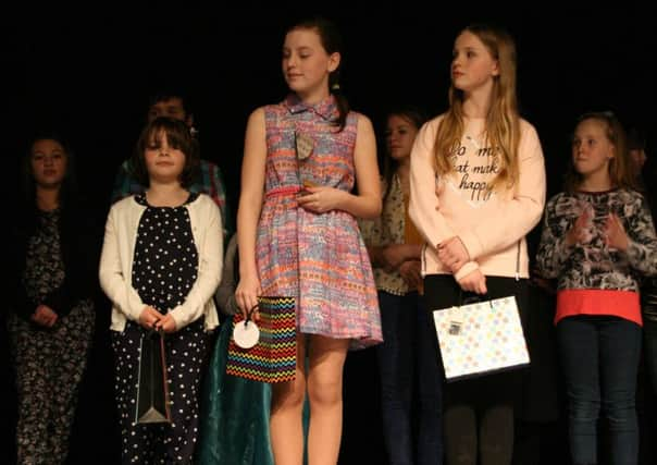 Worthings Best Voice winners Stella Blows, Poppy Buckley and Amber Boulton