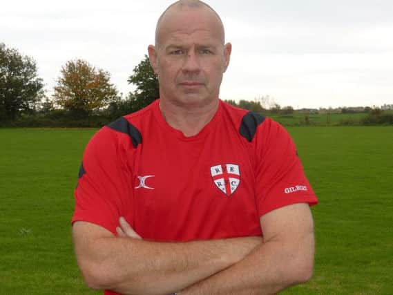 Andy Brown was Rye Rugby Club's man of the match in the victory over St Leonards Cinque Ports