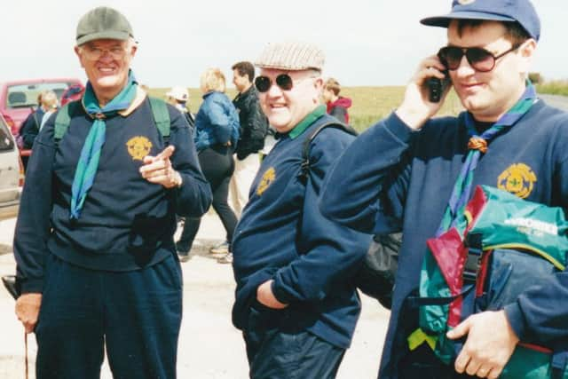 Mike Budd in old Scouting uniform