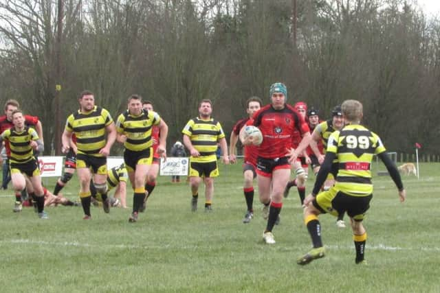 Action from Haywards Heath v Hellingly. Picture by Flinn Herbert