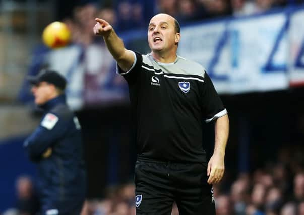 Pompey boss Paul Cook. Picture: Joe Pepler