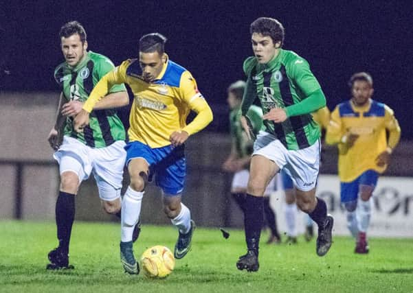 Burgess Hill Town v Enfield Town. Lee Harding. Picture by Phil Westlake SUS-160402-214957001