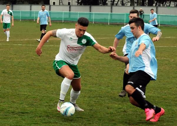 Chi City on the attack in a previous game, against Eastbourne Utd / Picture by Kate Shemilt