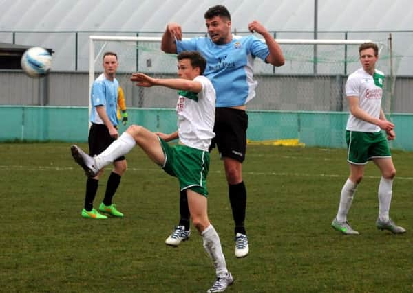 Action from the Chi City-Eastbourne Utd game / Picture by Kate Shemilt