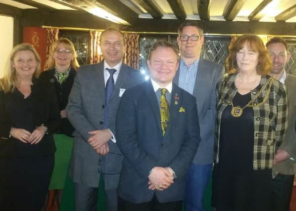 Rye Chamber of Commerce lead members with the FSB representatives