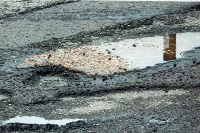 Potholes in Greenway, Horsham