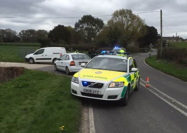 Collision on Common Road, taken by eye witness Tony Kerr