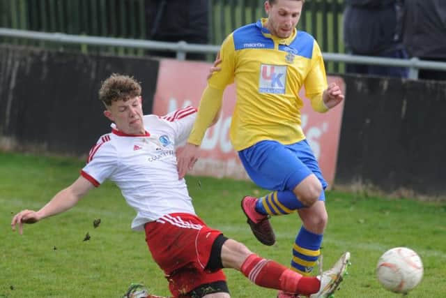 Eastbourne Town V Broadbridge Heath 16/4/16 (Photo by Jon Rigby) SUS-160418-105650008