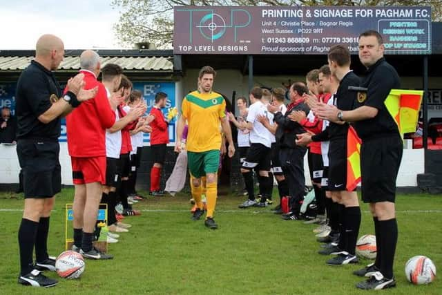 Horsham v Pagham guard of honour