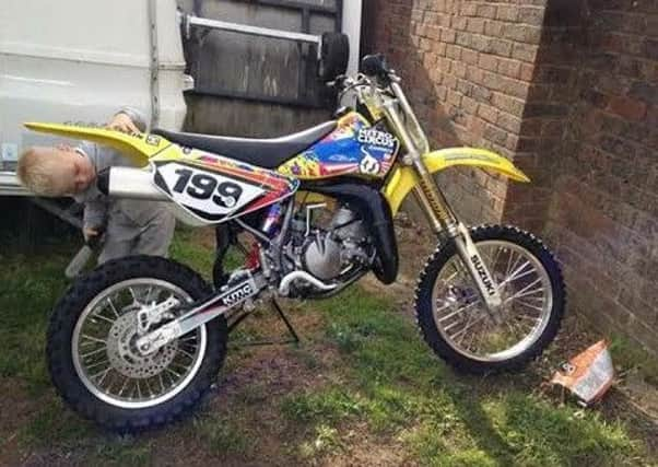 Liam McGovern's stolen motorbike