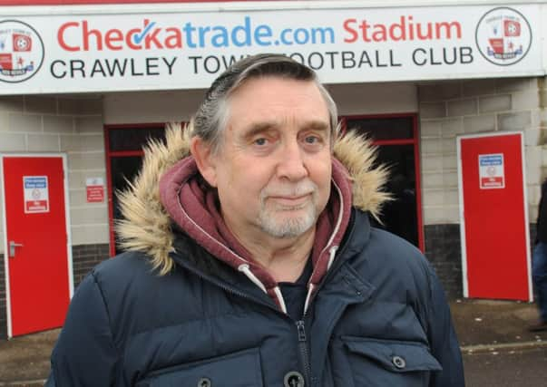 Crawley Town fan and columnist Geoff Thornton SUS-150216-151358002