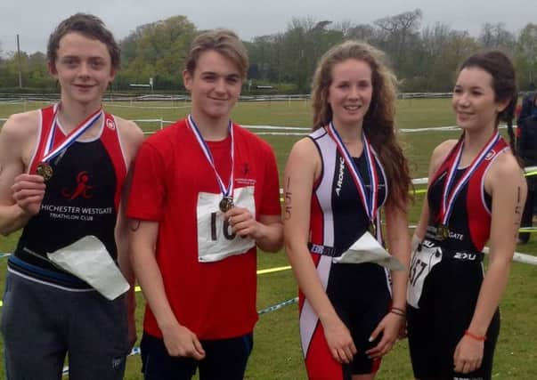 CWTC youngsters at the Hamble race