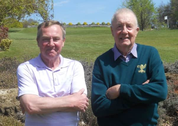 Mark Kelly and Peter Hallt, winners of the Podmore Salver