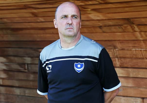 Pompey boss Paul Cook Picture: Joe Pepler