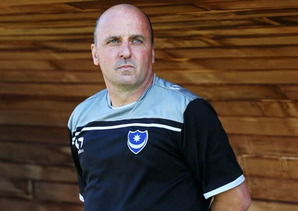 Pompey boss Paul Cook Picture: Joe Pepler