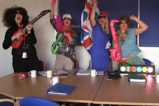 Teachers took to YouTube to celebrate