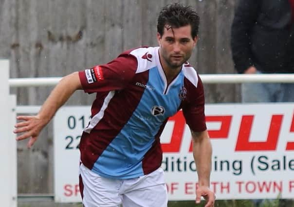 Ollie Rowe in action for Hastings United last season. Picture courtesy Scott White