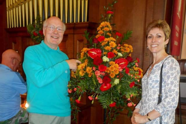 Christchurch Festival of Flower, Bexhill. Photo by Margaret Garcia.

Barry Turnwell, Michelle Loader. SUS-160531-072558001