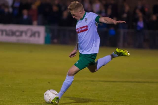 Kane Wills in action for Bognor