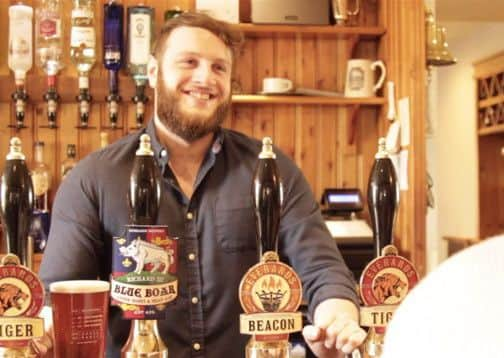 Matt is a popular face behind the bar.