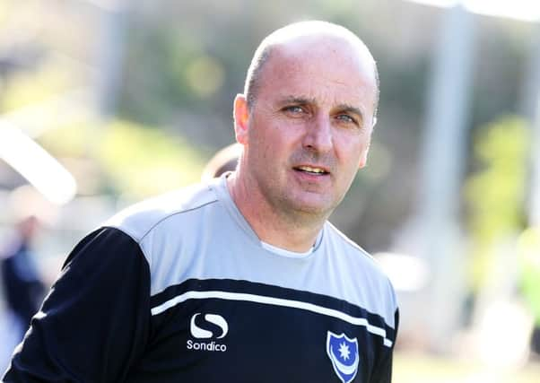 Pompey boss Paul Cook Picture: Joe Pepler