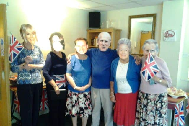 Andwell Court, Trinity Place, Eastbourne celebrating the Queens birthday