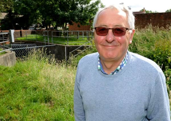 New cabinet member Cllr Geraint Thomas speaks out about Crawley's flooding problems. Pic Steve Robards  SR1617850 SUS-160621-104640001