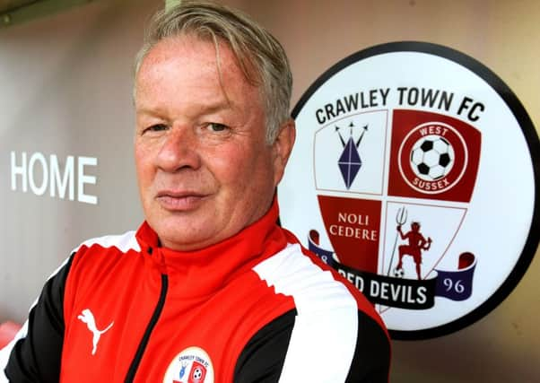 Sky Bet League 2 side Crawley Town FC have appointed former Chelsea and Arsenal coach Dermot Drummy as their new manager on a two-year deal. Pic Steve Robards SR1612145 SUS-160429-134954001