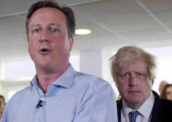 Next in line? David Cameron and Boris Johnson