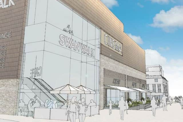 Artist's impression of new Swan Walk multiplex. Photo courtesy of Horsham District Council Planning Portal.