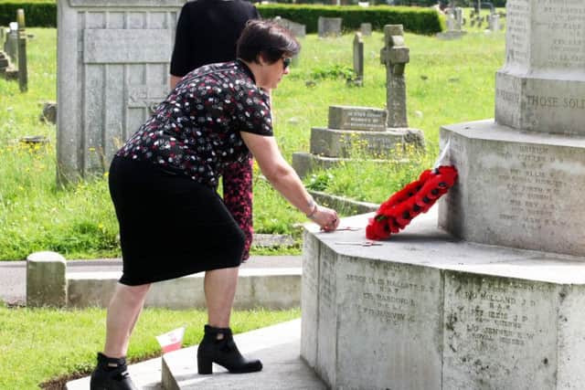 DM16127931a.jpg 'The Day Sussex Died' 100th anniversary; Portfield Cemetery; Chichester. Photo by Derek Martin SUS-160630-203129008