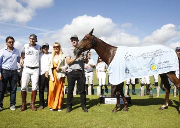 Presentations follow the Argentine Ambassador's Cup game / Picture by Clive Bennett - www.polopictures.co.uk