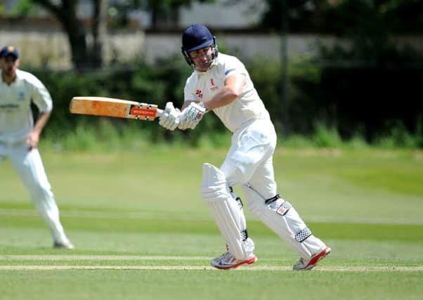 CRICKET: Sussex League Premier Division: East Grinstead (fielding) v Horsham. Craig Gallagher.  Pic Steve Robards  SR1619183 SUS-160407-143014001