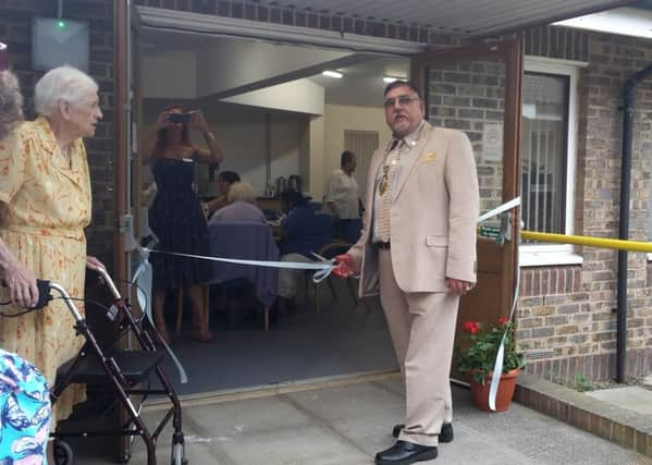 Crawley Mayor Raj Sharma at the opening of the new Age UK centre in Town Barn Road, Crawley