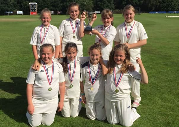 Back Row: Katie OToole, Amelie Palmer-Brown, Hannah Johanson, Megan Leaney. Front Row: Maddy Stewart-Parsons, Jemima Goldsmith, Mila Anscombe, Lily Freeman