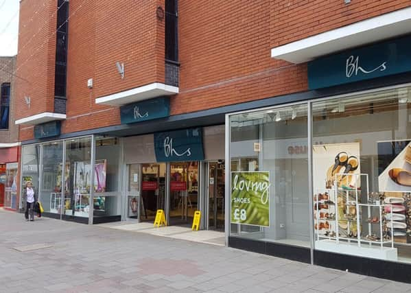 The BHS store in Montague Street, Worthing. Photo: Eddie Mitchell SUS-160427-084101001