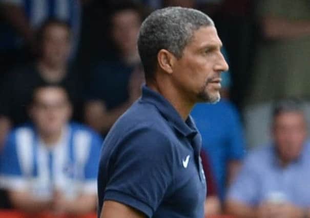 Albion boss Chris Hughton. Picture by Phil Westlake