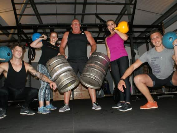 Chris Sims, Hannah Thorpe, Dans dad Andy, Sophie Budget and organiser Louis Chavanne. Picture by Sarah Jones.