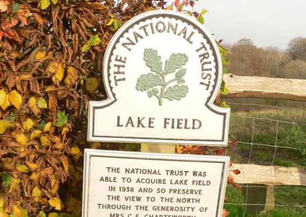 Lake Field in Battle could soon be full of wildflowers and Exmoor ponies. Photo by National Trust SUS-161108-121219001