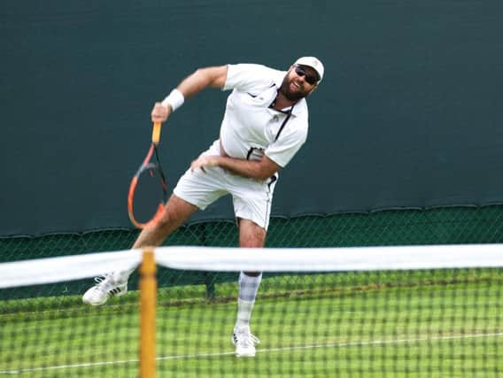 Men's singles winner Mark Hadley. Picture courtesy David Mayhew