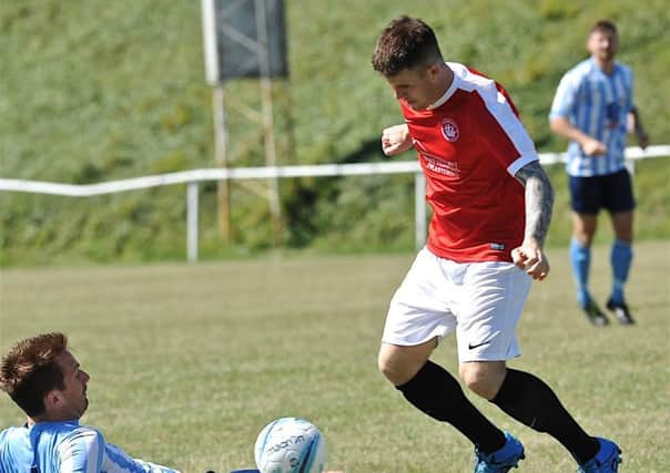 George Gaskin netted in Shoreham's win last night