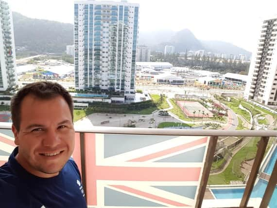 Steve Scott has qualified for the semi-finals of the men's double trap competition