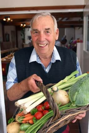 DM16135816a.jpg Sutton and District Horticultural Show.Janet Shepherd. 1st, Afternoon Tea For One. Photo by Derek Martin SUS-160815-082829008