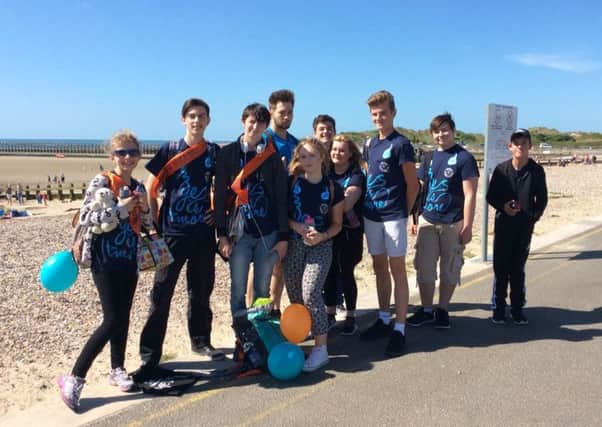 Team 'Cheeky Turtles' on their walk from Littlehampton to Worthing last week