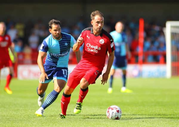 Josh Payne - Crawley Town FC v Wycombe Wanderers FC. Photo by Jack Beard. SUS-160608-204626008