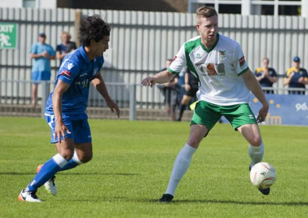 Jimmy Wild couldn't unlock Lowestoft on his full Rocks debut / Picture by Tommy McMillan