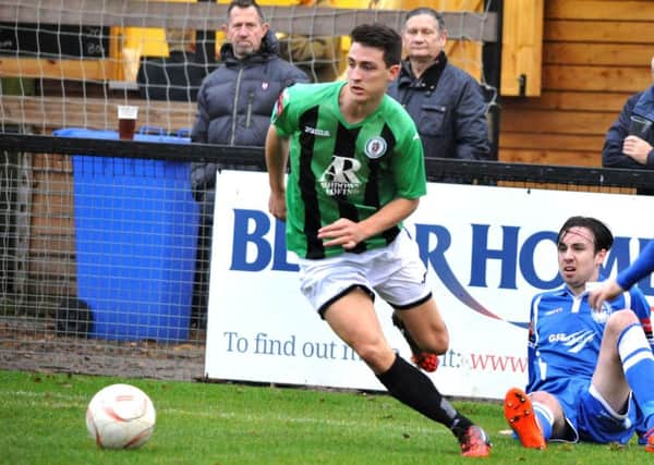 Greg Luer. Burgess Hill v Hythe. Pic Steve Robards SUS-141124-124630001