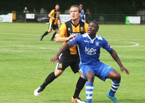 DM16135413a.jpg Football: Three Bridges v Chatham Town. Photo by Derek Martin SUS-160814-181501008